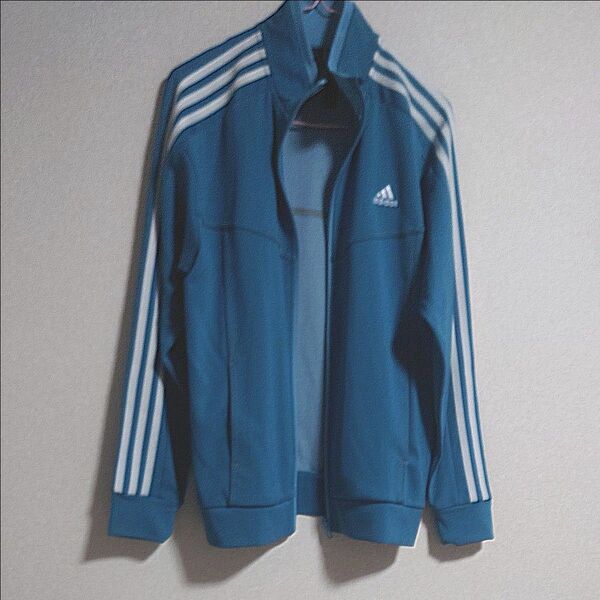 adidas ジャージ ブルー系