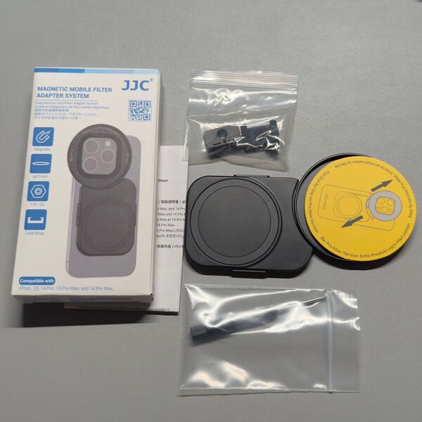 JJC マグネット式 Magsafe対応 スマホ レンズフィルター アダプター