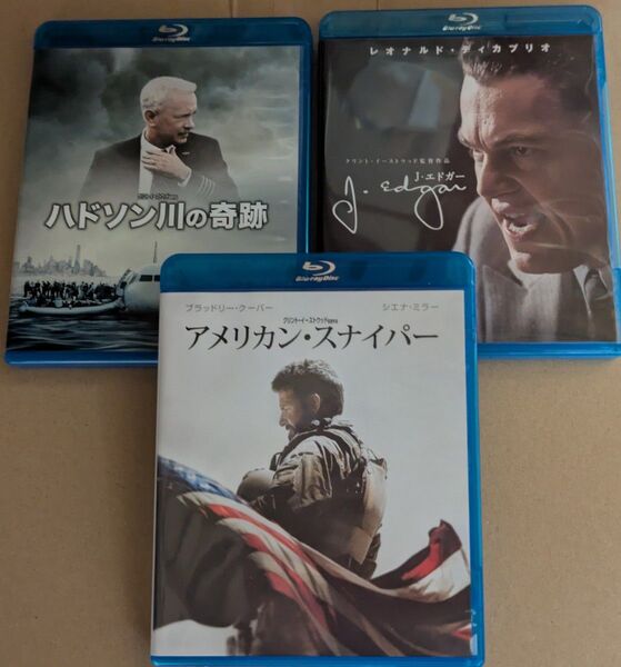 【ブルーレイBlu-ray3作品セット】クリント・イーストウッド監督作品/アメリカン・スナイパー&ハドソン川の奇跡&J.エドガー