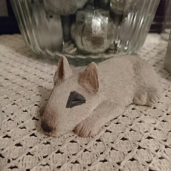 犬置物 陶器 小さい