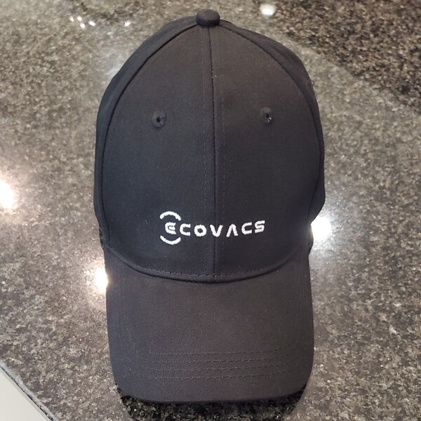 キャップ ブラック 黒 帽子 ecovacs