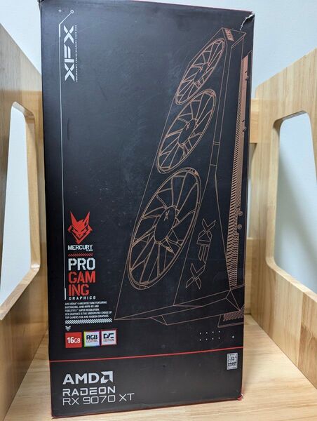 XFX Mercury AMD Radeon RX 9070XT OC Gaming Edition with RGB