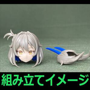 30MS ソウレイ※ヘアパーツ&フェイスパーツ1種(正面顔)、小型首(胴体側のみ)、専用顔の基部