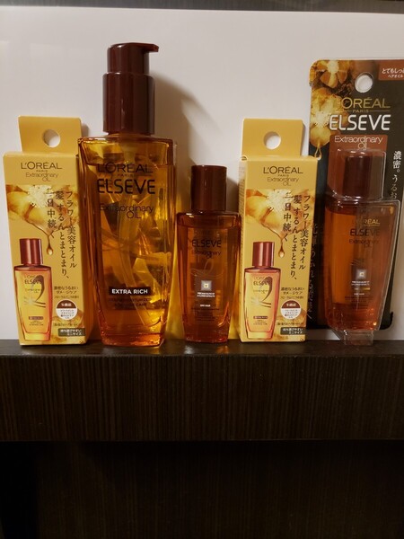L'Oreal Paris(ロレアルパリ)エルセーヴ エクストラオーディナリー オイル エクストラリッチ フィニッシュ5本セット