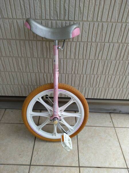送料無料☆ アサヒサイクル 一輪車 18インチ ピンク 小学生 キッズ