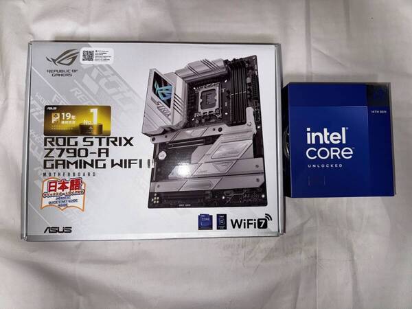 Intel Core I9 14900KS + ASUS ROG STRIX Z790-A GAMING WIFI II セット