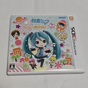 3DS 初音ミク Project mirai でらっくす ゲームソフト ARカード つき
