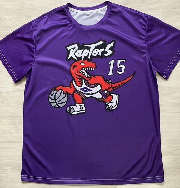 【未使用品】 NBA RAPTORS CARTER #15 ビンス・カーター トロント・ラプターズ Tシャツ ユニフォーム ゲームシャツ ジャージ 2XL