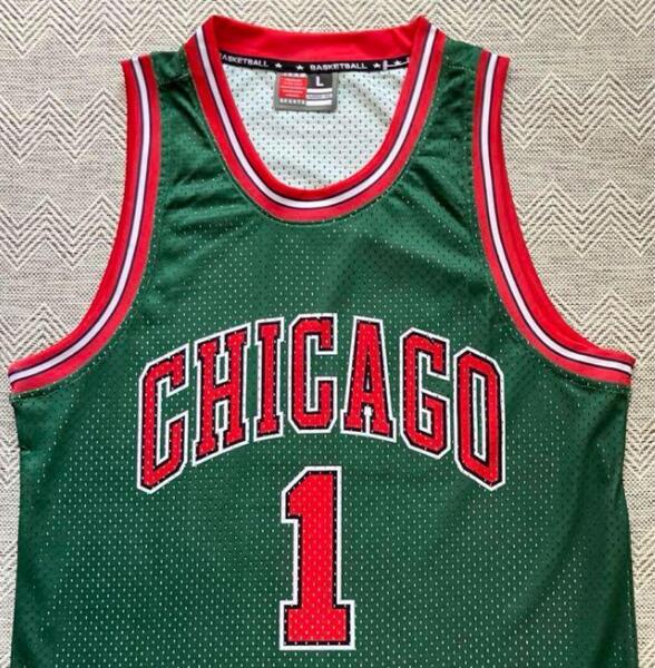 ★未使用品 NBA ROSE #1 デリック・ローズ BULLS シカゴ・ブルズ ユニフォーム シャツ バスケ ジャージ ジョーダン レブロン カリー