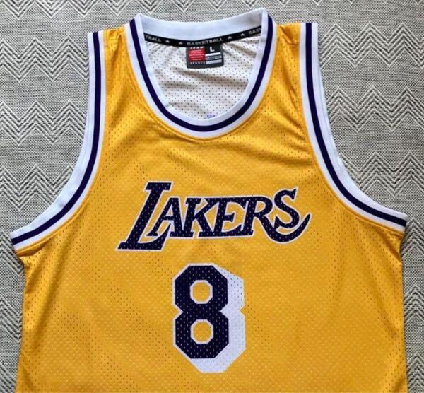 ★未使用品 NBA BRYANT #8 コービー・ブライアント LAKERS レイカーズ ルーキー ユニフォーム シャツ バスケ ジャージ ジョーダン