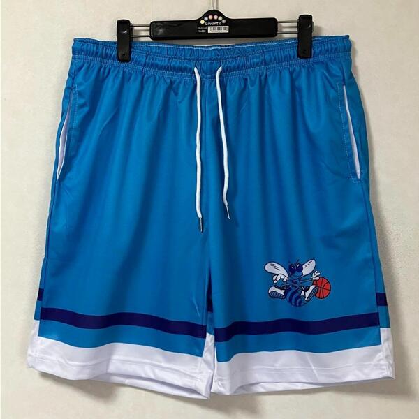 ★未使用品 NBA シャーロット・ホーネッツ HORNETS バスケットボール バスパン ショーツ ユニフォーム バスケ ジャージ ハーフパンツ XL