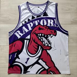 【未使用品】 NBA RAPTORS McGRADY #1 トレイシー・マグレディ トロント・ラプターズ シャツ ユニフォーム ビブス ジャージ 白 XL 新品