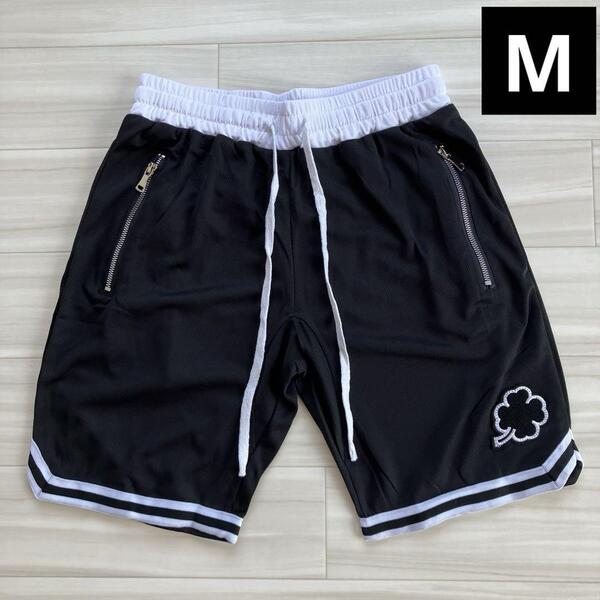 ★未使用品 NBA ボストン・セルティックス CELTICS バスケットボール バスパン ショーツ ユニフォーム バスケ ジャージ ハーフパンツ M 黒