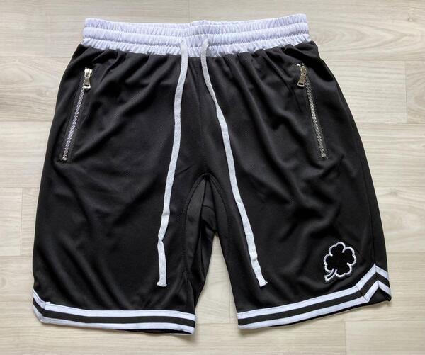 ★未使用品 NBA ボストン・セルティックス CELTICS バスケットボール バスパン ショーツ ユニフォーム バスケ ジャージ ハーフパンツ XL 黒