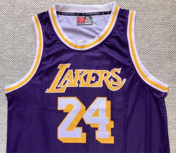 ★未使用品 NBA BRYANT #24 コービー・ブライアント LAKERS ロサンゼルス・レイカーズ ユニフォーム シャツ ジョーダン バスケ ジャージ