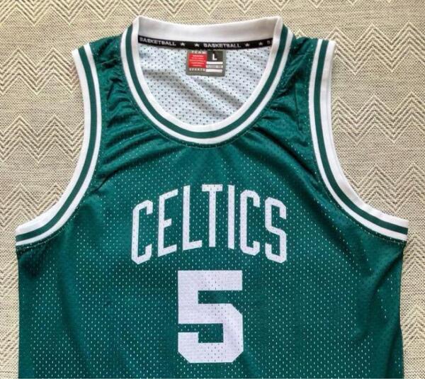 ★未使用品 NBA GARNETT #5 ケビン・ガーネット CELTICS セルティックス ユニフォーム シャツ バスケ ジャージ ジョーダン レブロン