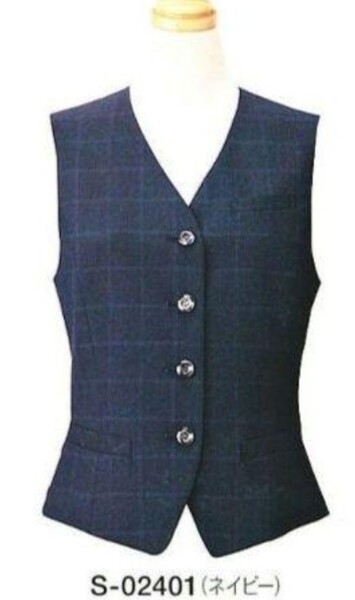 【新品】SELERY_11号_ベスト(ネイビー)02401/セロリー/かわいい会社事務服/おしゃれOL制服