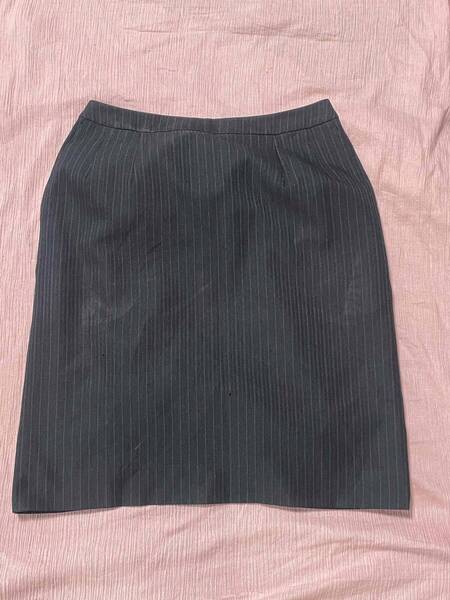 ※Cランク※【中古】Amatir_タイトスカート11号/AS2285/ストライプ/ボンマックス/おしゃれOL制服/かわいい会社事務服