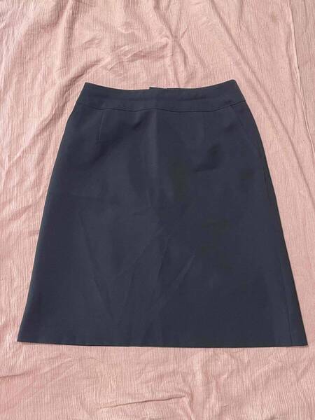 ※Bランク※【中古】SELERY_11号_Aラインスカート(ネイビー)16251/セロリー/かわいい会社事務服/おしゃれOL制服