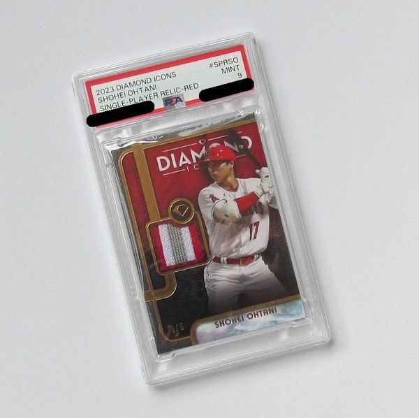 大谷翔平 2023 Topps Diamond Icons Single Player Relics ジャージ Jersey パッチ Patch OHTANI Angels エンゼルス PSA9 PSA 5枚限定