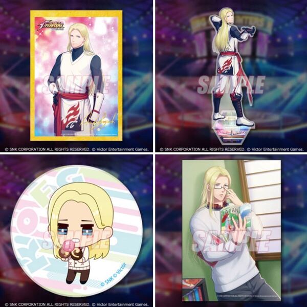 くじ引き堂 KOFG アンディ 4種 BCD賞+特典 ポスター アクリルスタンド 缶バッジ (KOF SNK THE KING OF FIGHTERS for GIRLS オンラインくじ