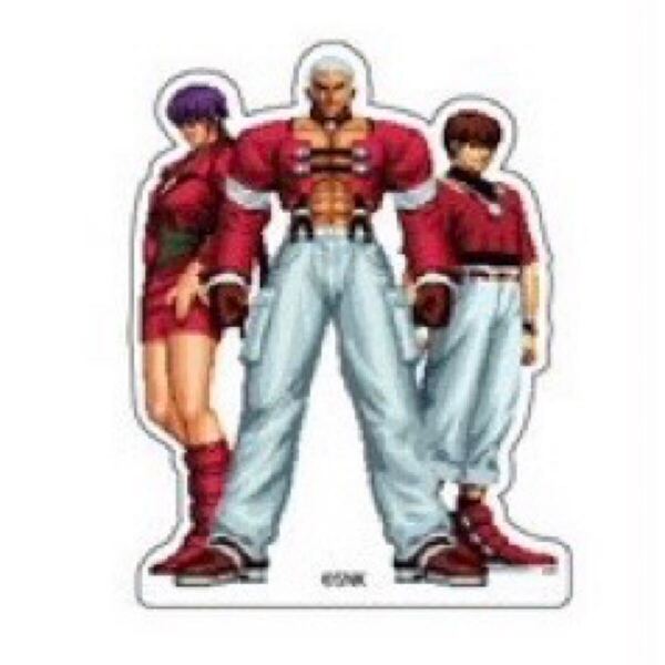 KOF'96 97 アクリルダイカットブロック オロチチーム (SNK STORE KOF97 KOF XV neogeo ネオジオ the king of fighters ピクセル 不知火舞)
