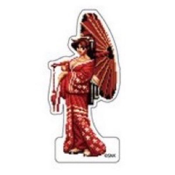 KOF'96 97 アクリルダイカットブロック 不知火舞 (SNK STORE KOF97 KOF XV neogeo ネオジオ the king of fighters ピクセル 不知火舞)