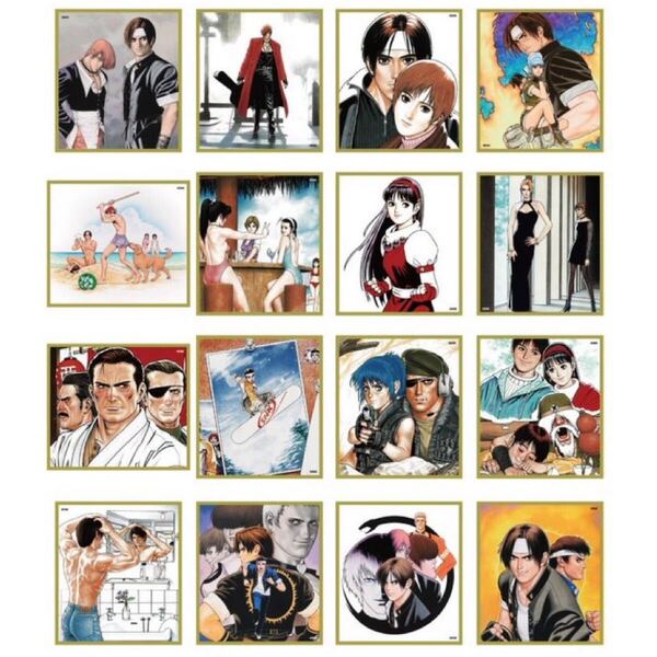 KOF'96 97 ミニ色紙 全16種コンプBOX (SNK STORE KOF97 KOF XV neogeo ネオジオ the king of fighters ピクセル 不知火舞)