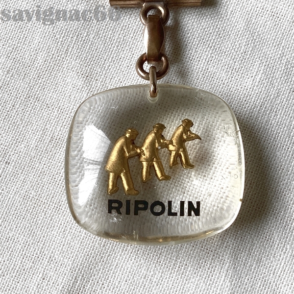 60年代 フレンチキーホルダー ブルボン RIPOLIN ペイント 塗料 ペンキ ★ 60s フランス vintage アンティーク ピカソ 画材 昭和 レトロ