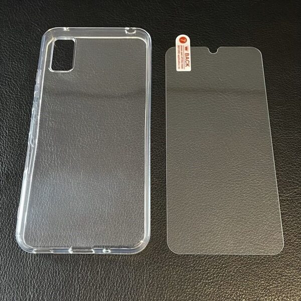 2点セット AQUOS wish/wish2(アクオス ウィッシュ)クリアケース+強化ガラスフィルム 画面保護 ケース 9H TPUケース