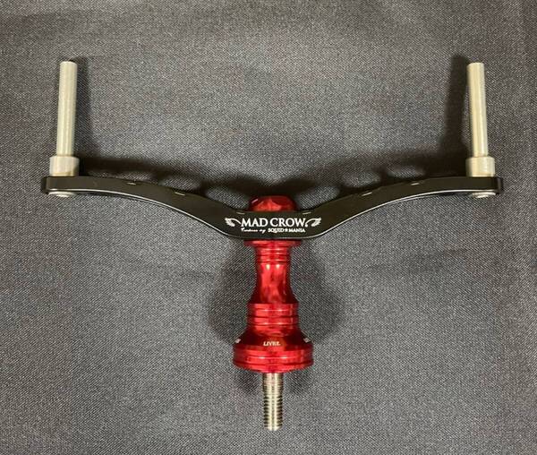 ★新品未使用★ Squidmania スクイッドマニア MAD CROW98 ハンドルのみ(ノブ無し)BK x RD SHIMANO ケース付 リブレ 限定 スクマニ