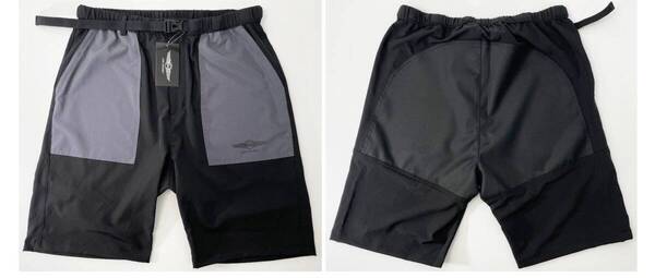 ★新品未使用★ MC works MCワークス 2025 プロテクトハーフパンツライト2 PROTECT HALF PANTS LIGHT BKxGR M フィッシングパンツ