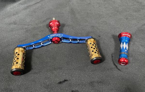 ★新品未使用★ ラス1 Squidmania スクイッドマニア MAD CROW 98 BLUE RED 特注マージア IP24K+バランサー シマノ 限定 スクマニ ケース付