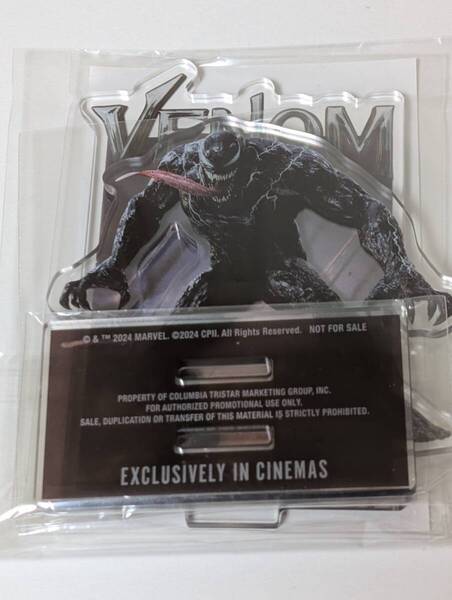 【非売品】 ヴェノム ザ・ラストダンス 第3弾前売特典 悪スタ アクスタ アクリルスタンド 未開封 送料無料 映画 レア