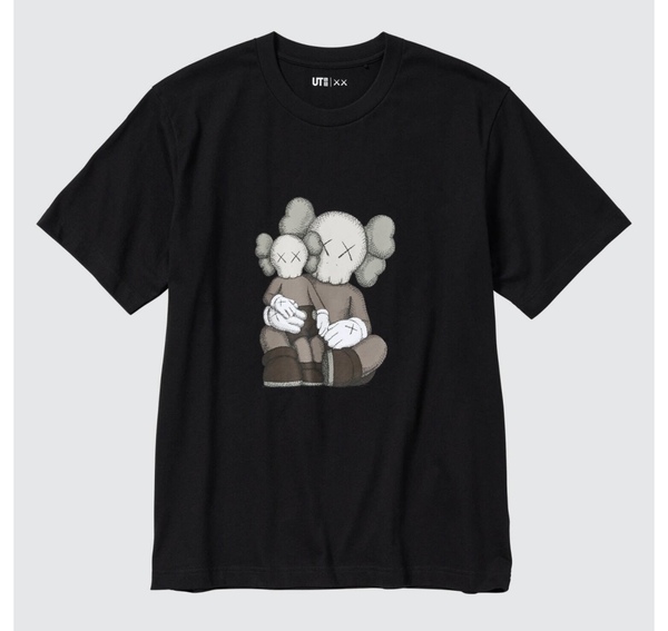 UNIQLO KAWS UT XL 新品 タグ付き カウズ ユニクロ 黒