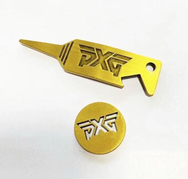 PXGゴルフグリーンフォーク マーカー