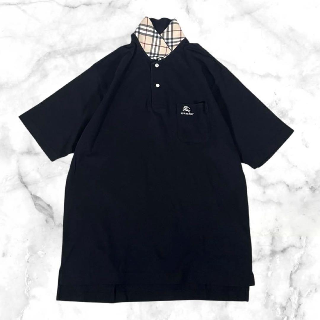 新品タグ付き】バーバリー ポロシャツ ノバチェックBURBERRY