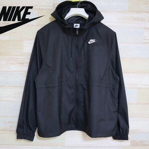 新品 定価8030円 Lサイズ ナイキ NIKE NSW エッセンシャル RPL ウィメンズ ウーブン フーディ ジャケット 黒