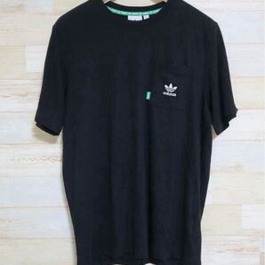 新品 定価4730円 Mサイズ adidas originals アディダス オリジナルス ポケット付きTシャツ エッセンシャルズ + MADE WITH HEMP 黒