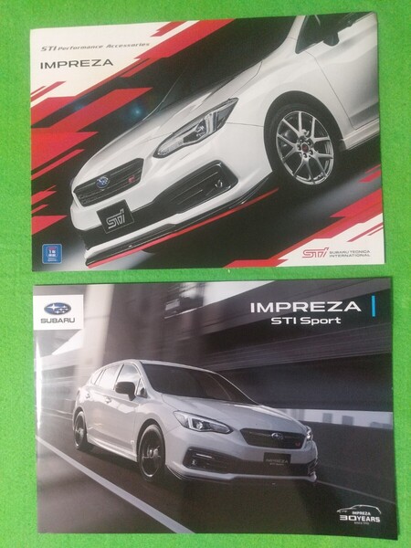 c 送料無料【スバル インプレッサ STI スポーツ】カタログ 2021年12月 GT6/GT7 SUBARU IMPREZA STI Sport 2WD/AWD
