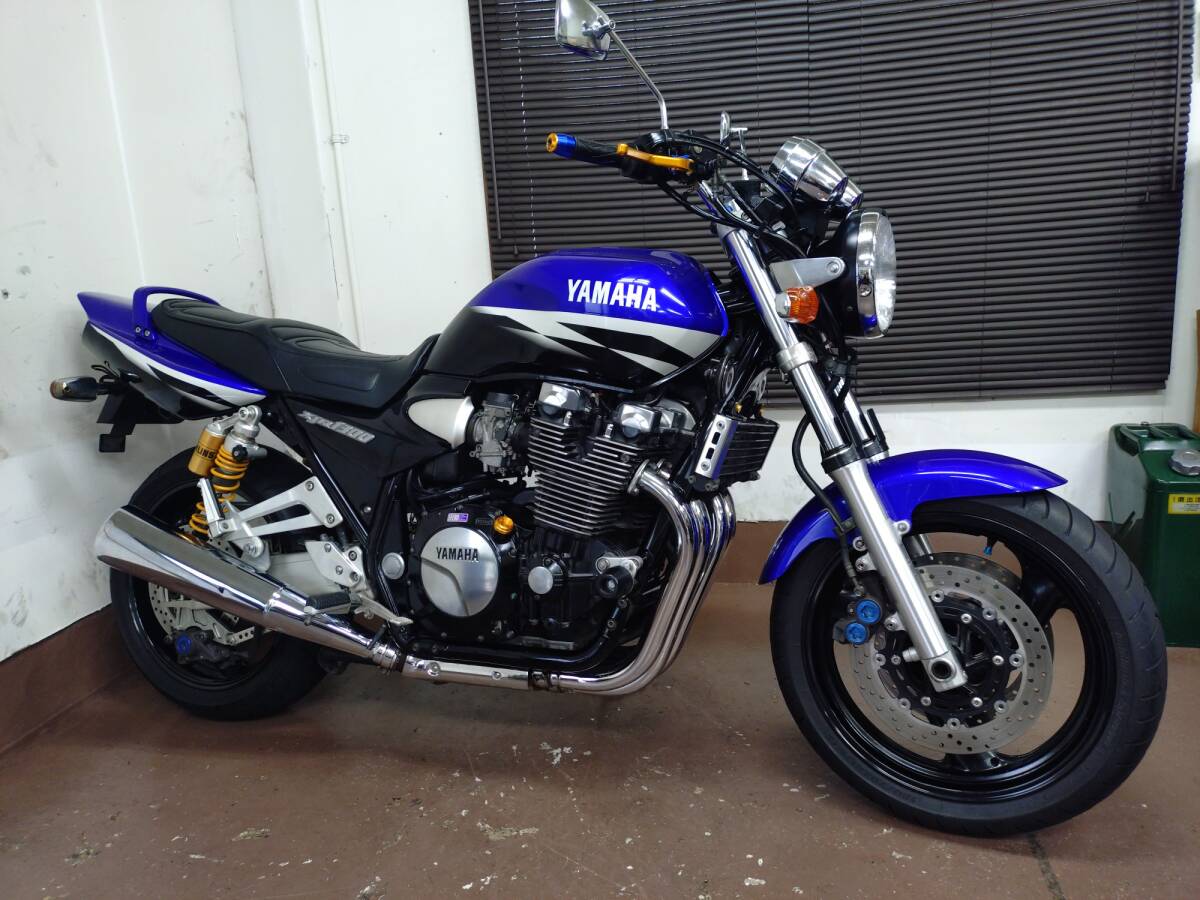 ヤマハ XJR1300 RP03J型 ハンドル改 スライダー付