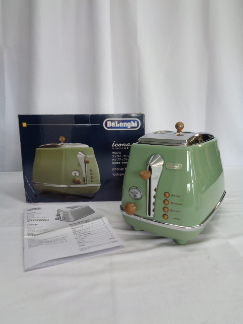 【新品未使用】DeLonghi グリーン トースター 2スロット 2025年最新】Yahoo!オークション -デロンギ トースター