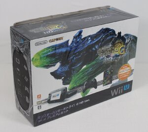 ◆未開封品◆ Nintendo モンスターハンター3(トライ) G HDver. WiiU プレミアムセット 任天堂 ゲーム機 ※箱傷みあり (2755321)
