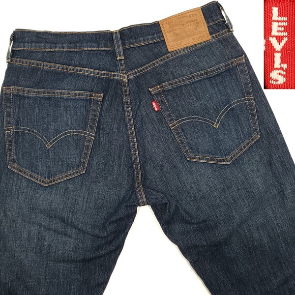 ビッグEクール素材◆LEVI'S PREMIUM 505◆W30デニムクロップドパンツジーンズBIGEリーバイスプレミアムハーフジーパン501XX好きの方も 1073