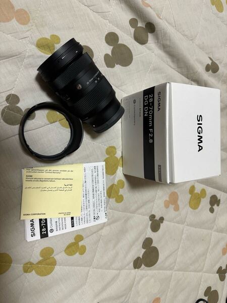 極上 SIGMA シグマ 28-70mm F2.8 DG DN Contemporary ソニー Eマウント 使用回数少ない