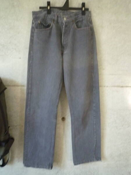 【稀少タグ!ゴールデンサイズ!】USA製 80s リーバイス Levi's 501-0658 先染めブラックデニムパンツ ヴィンテージ vintage 70s 90s