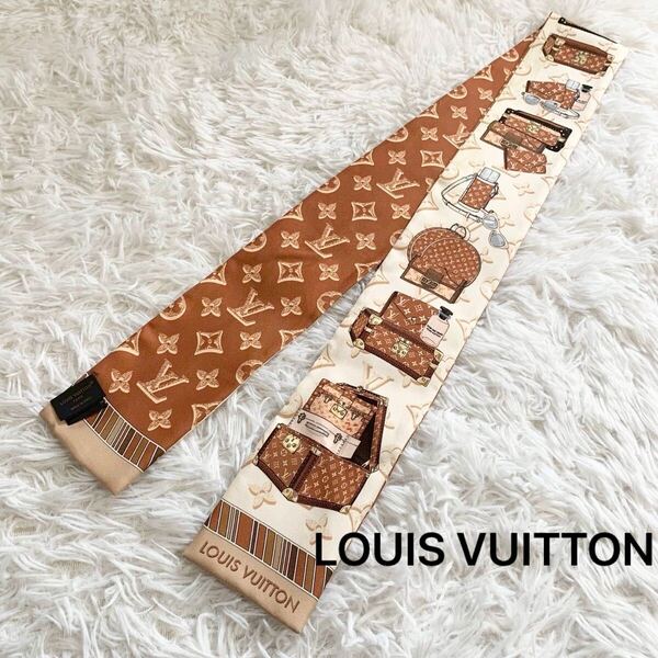 LOUIS VUITTON ルイヴィトン バンドー フォールフォーユー モノグラム スカーフ LVロゴ M77804