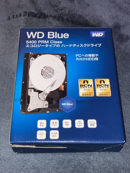 WD40EZRZ-RT2 4TB WD Blue SATA600 5400 WESTERN DIGITAL:動作確認済み 中古完品