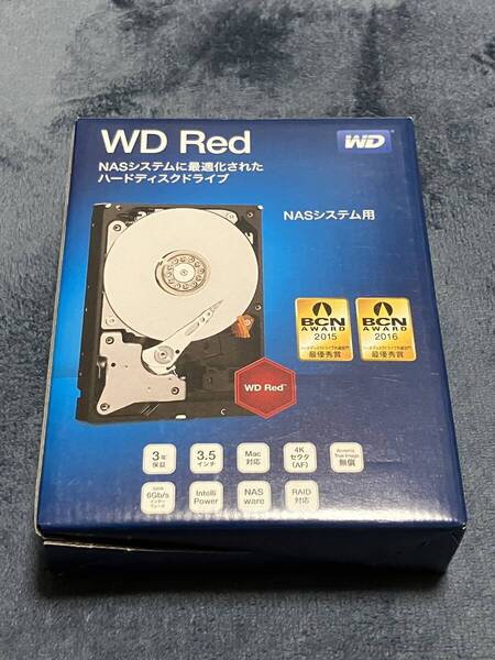 WD80EFZX 8TB WD Red SATA600 5400 NAS WESTERN DIGITAL:動作確認済み 中古完品