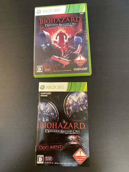 送料無料 Xbox360★オペレーション ラクーンシティ★used☆Operation Raccoon City☆import Japan